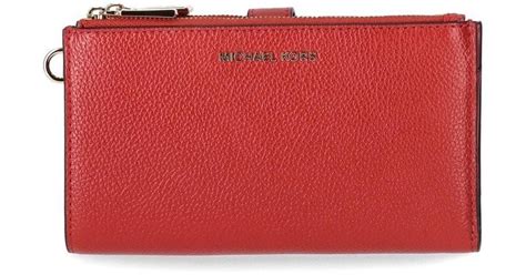 michael kors terracotta wallet|Michael Kors Adele Terracotta Wallet in Red .